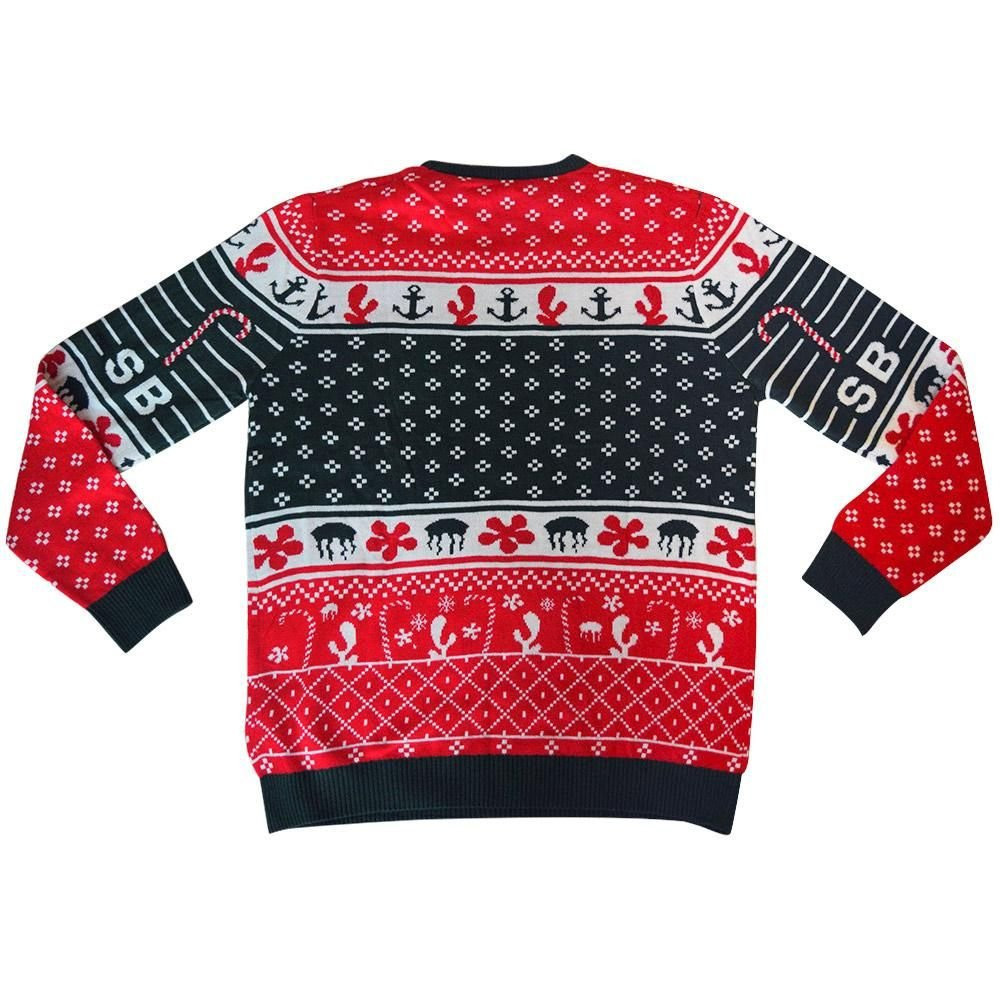 Spongebob Squarepants Ugly Christmas Sweater Adult 3D Funny Matching for family