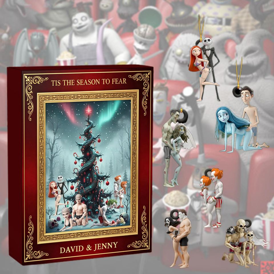 Spooky Love Christmas Advent Calendar 2025, Gothic Romance Blind Box Surprise, Tis The Season To Fear Advent Calendar