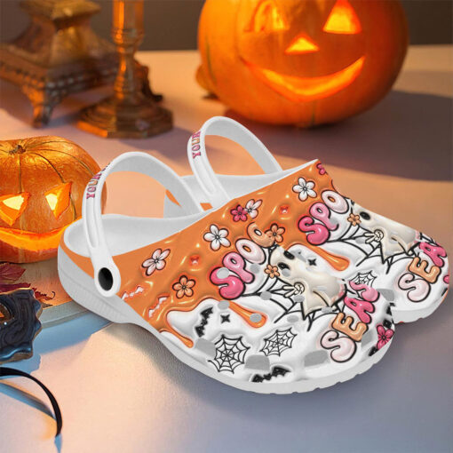 Spooky Season Halloween Crocs Crocband Clogs Shoes Comfortable For Men Women and Kids - Image 2