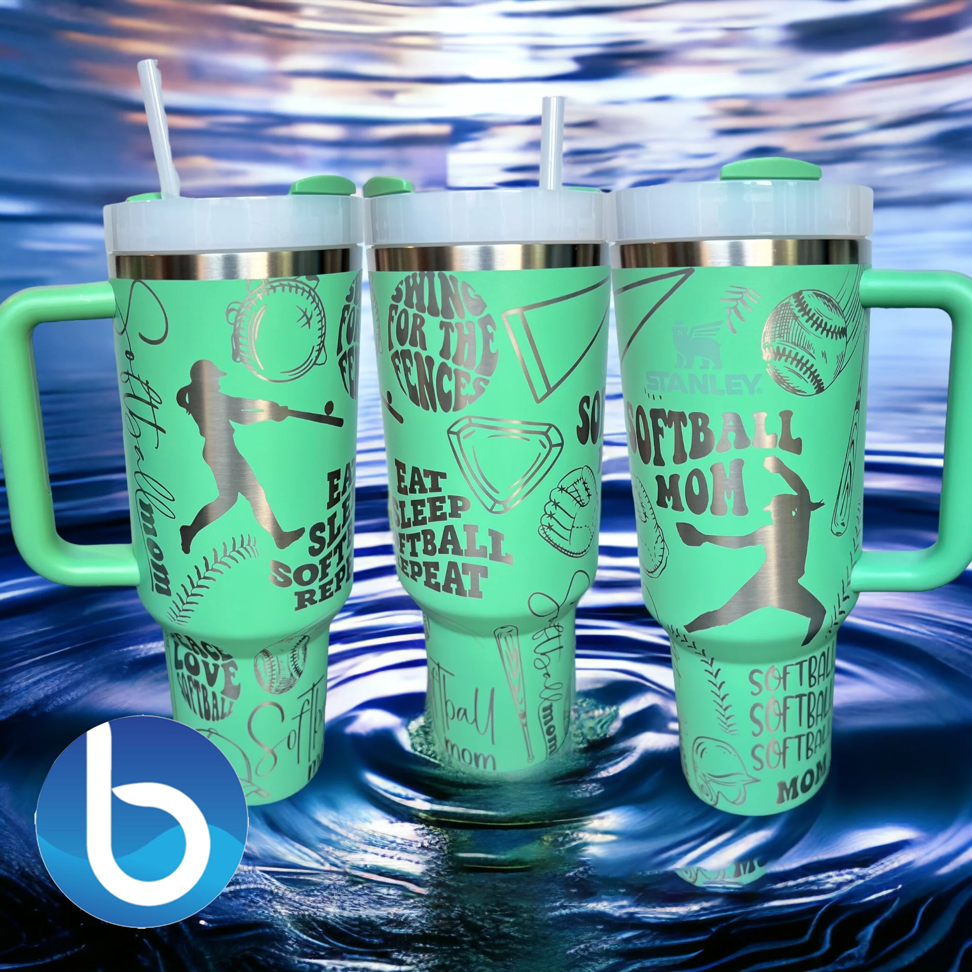 Sport Mom Custom Stanley Cup 40 oz 30 oz Tumbler With HandleTVC2301778