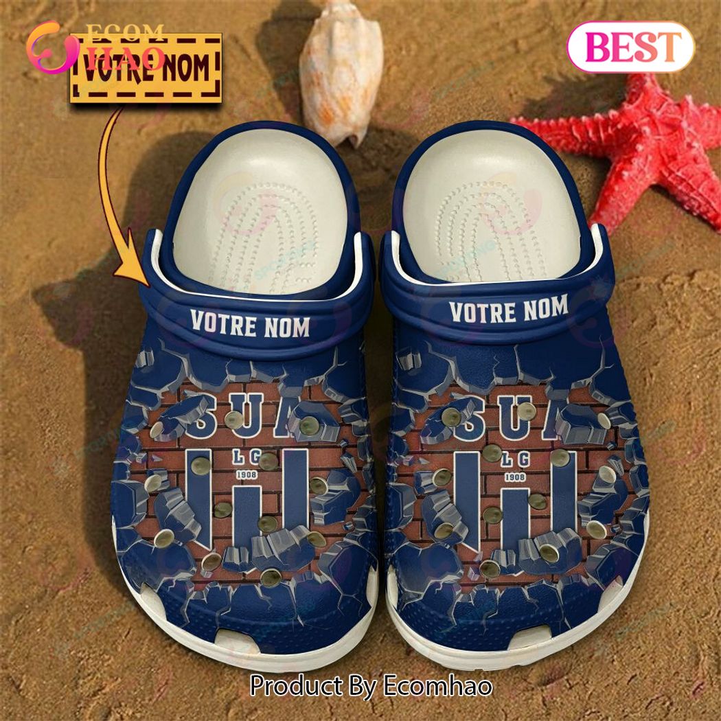 Sporting Union Agenais Top14 Sport Crocs Crocband Clogs Shoes Comfortable For Men Women and Kids