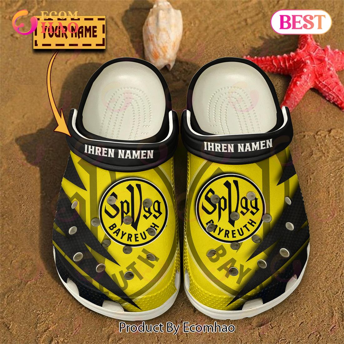 SpVgg Bayreuth Liga Sport Crocs Crocband Clogs Shoes Comfortable For Men Women and Kids