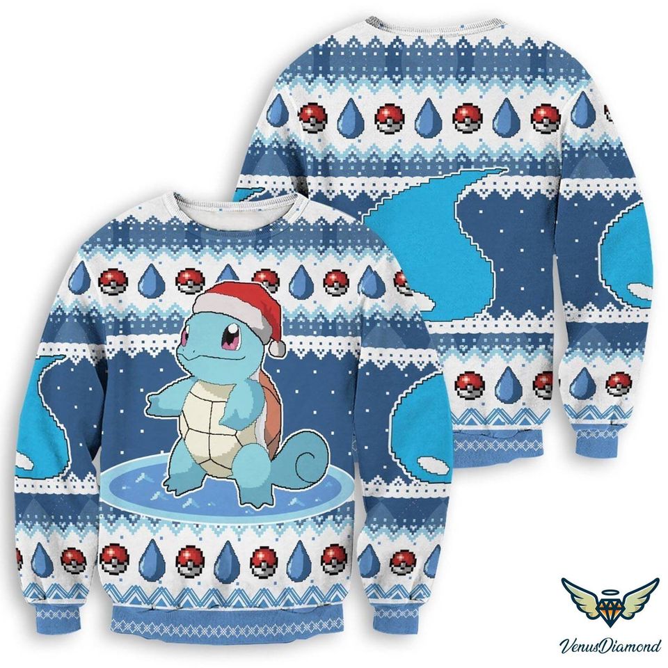 Squirtle Ugly Christmas Sweater