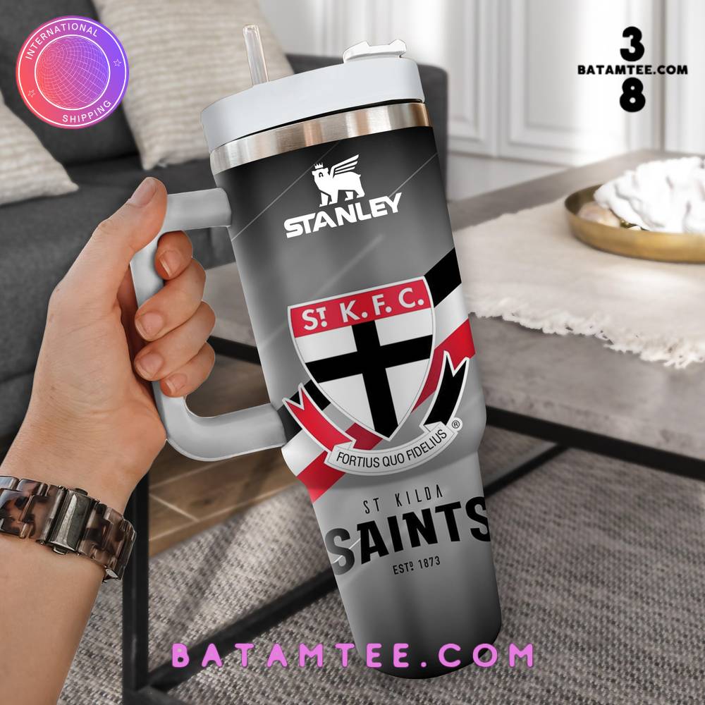 St Kilda Saints AFL Custom Stanley Cup 40 oz 30 oz Tumbler With HandleTVC230101