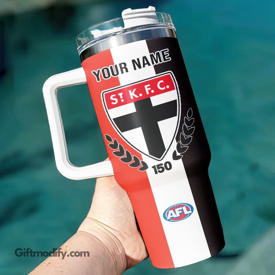 St Kilda Saints AFL Custom Stanley Cup 40 oz 30 oz Tumbler With HandleTVC2301182