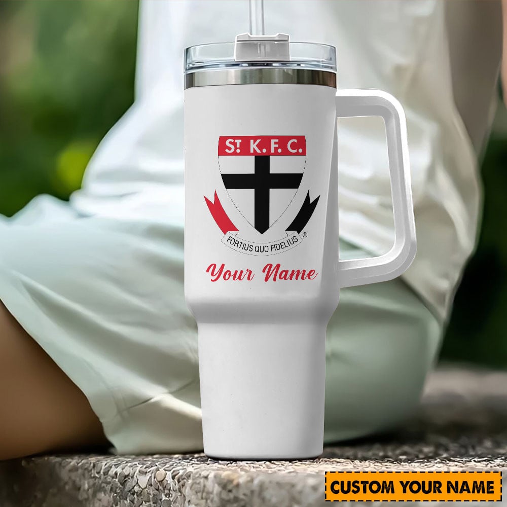 St Kilda Saints AFL Custom Stanley Cup 40 oz 30 oz Tumbler With HandleTVC2301193