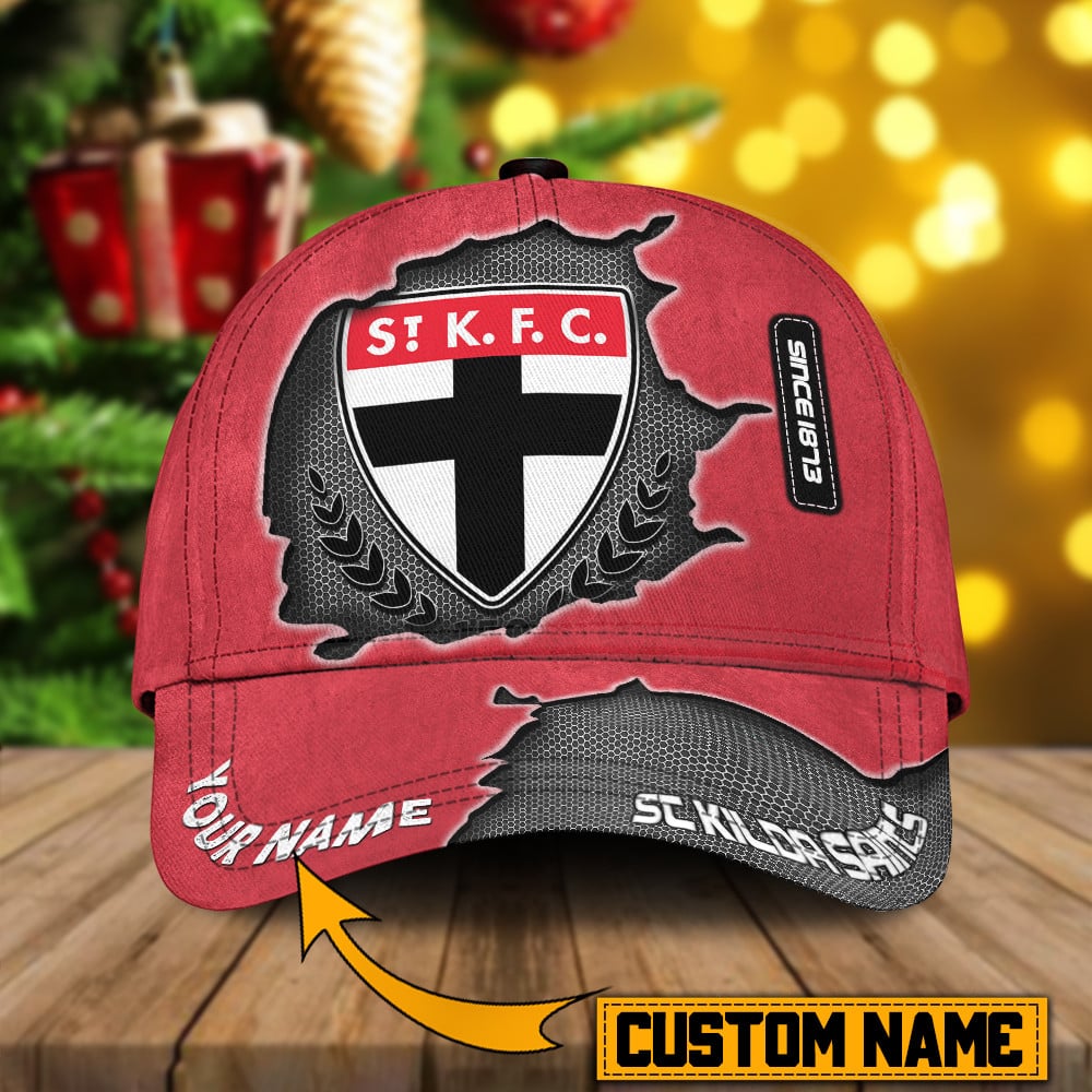 St Kilda Saints AFL Personalized Cap For Fan Baseball Cap Classic Trucker Hats Custom Hats Gifts For Men & Women