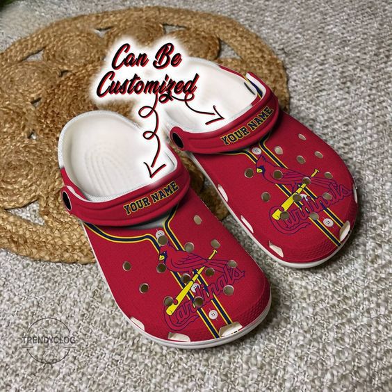 St Louis Cardinals MLB Sport Crocs Crocband Clogs Shoes Comfortable For Men Women and Kids