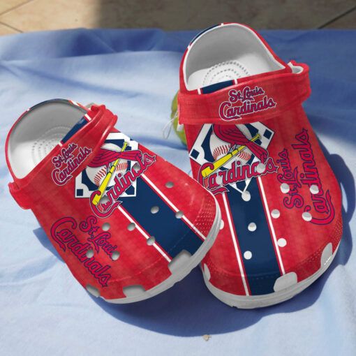 St Louis Cardinals MLB Sport Crocs Crocband Clogs Shoes Comfortable For Men Women and Kids
