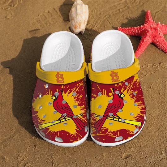 St Louis Cardinals MLB Sport Crocs Crocband Clogs Shoes Comfortable For Men Women and Kids