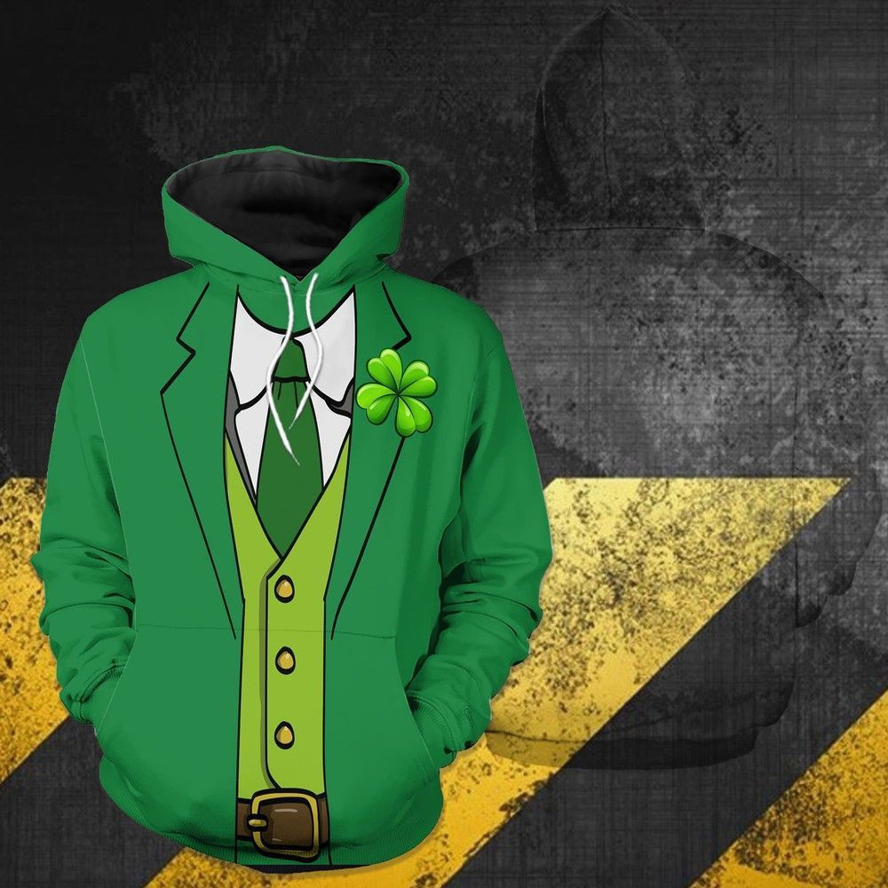 St Patricks Day Costume 3D All Over Print Hoodie, Zip Hoodie