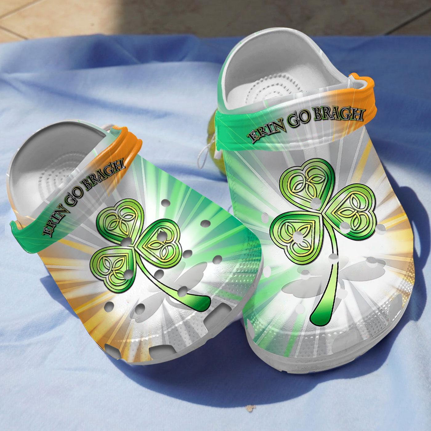 St Patrick's Day Crocs Crocband Clogs Shoes Comfortable For Men Women and Kids