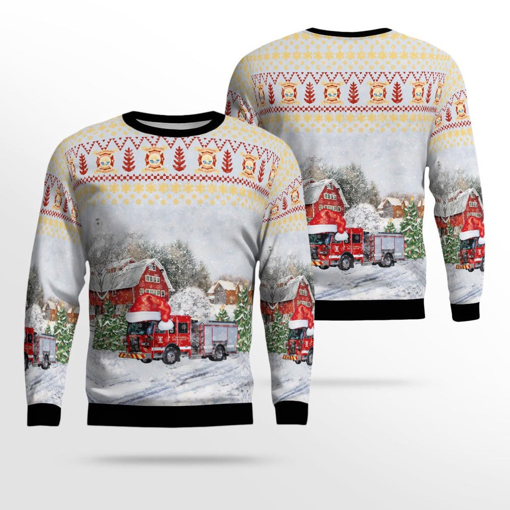 St Petersburg Pinellas County Florida St Petersburg Fire Department Christmas Ugly Sweater I Unisex Christmas Gift