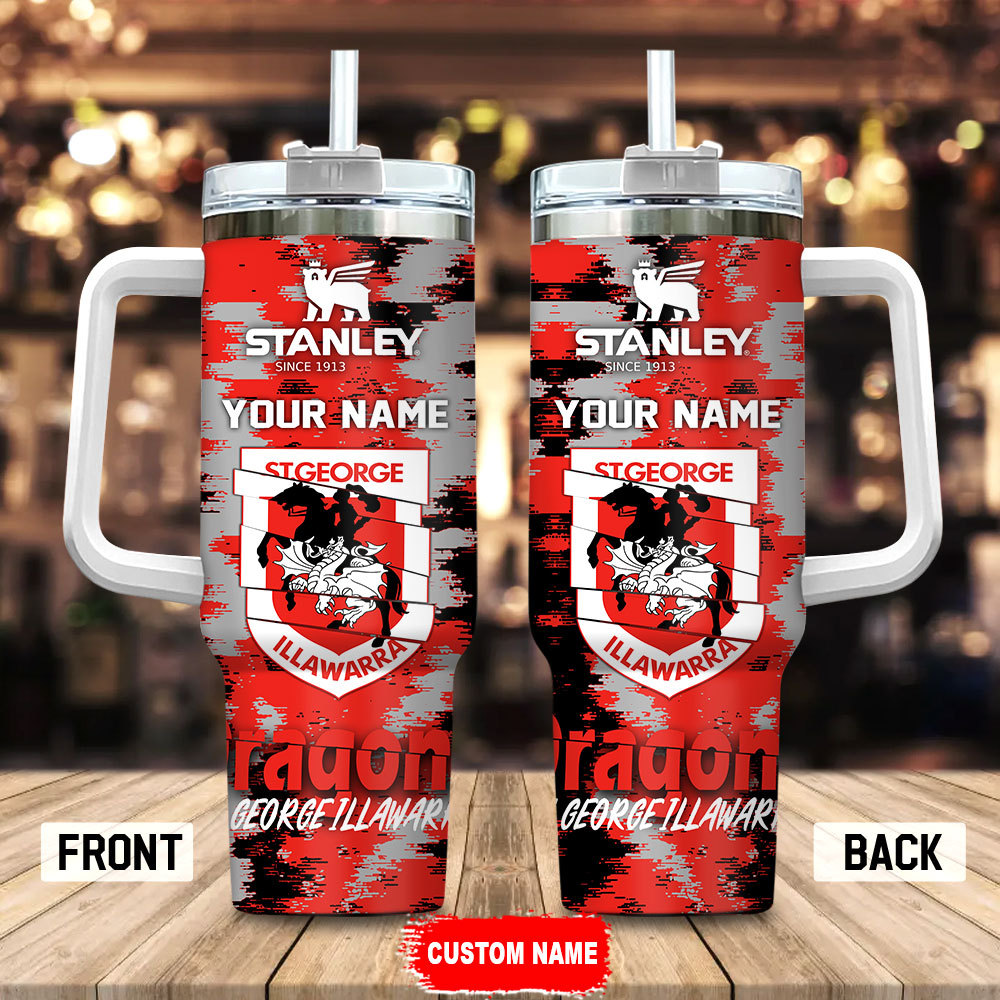 St. George Illawarra Dragons NRL Custom Stanley Cup 40 oz 30 oz Tumbler With HandleTVC2301180