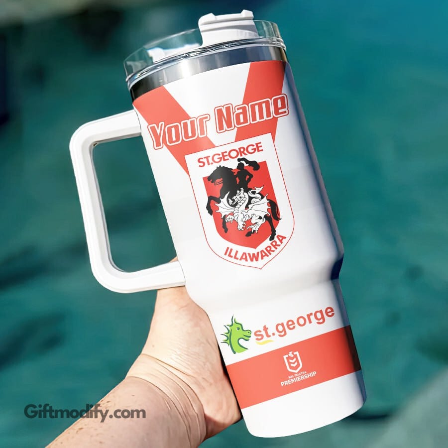 St. George Illawarra Dragons NRL Custom Stanley Cup 40 oz 30 oz Tumbler With HandleTVC2301182