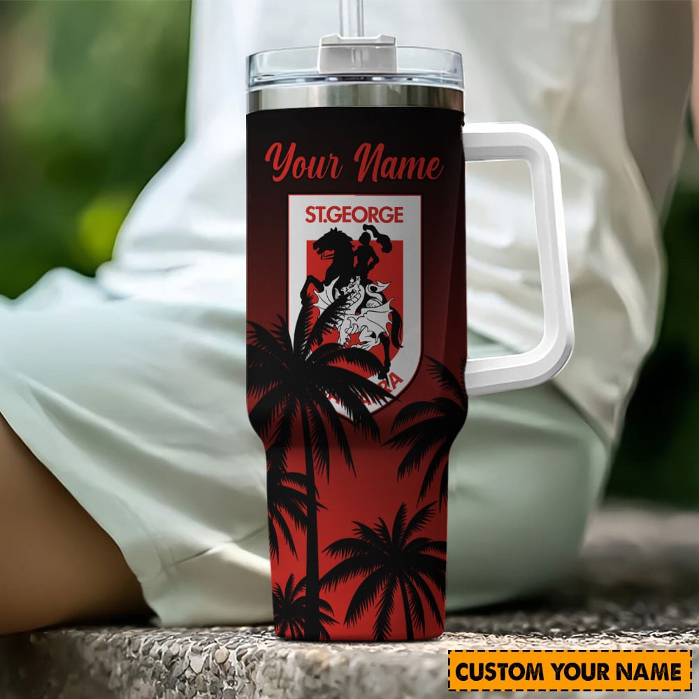 St. George Illawarra Dragons NRL Custom Stanley Cup 40 oz 30 oz Tumbler With HandleTVC2301194