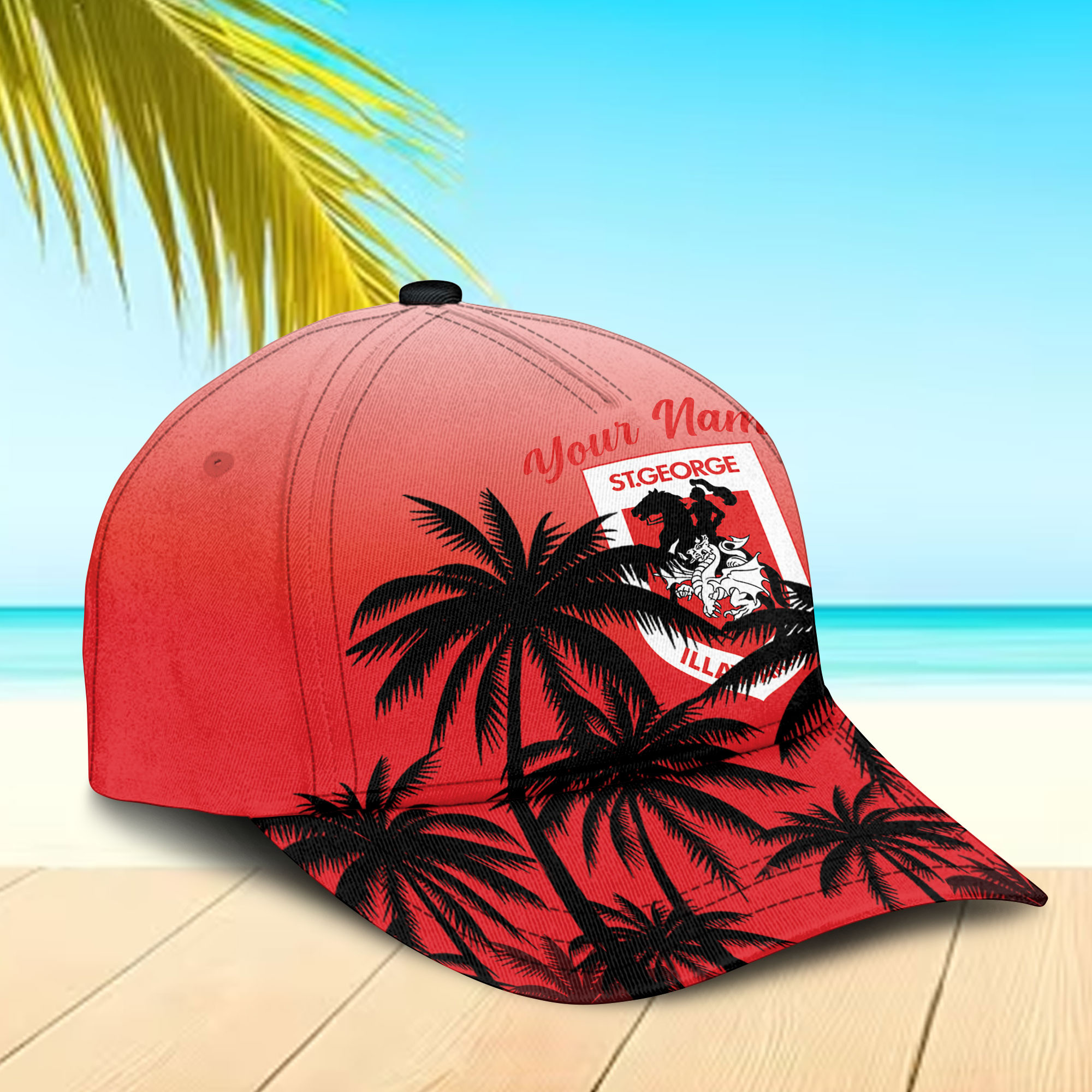 St. George Illawarra Dragons NRL Sport Personalized Classic Cap  Trucker Hats Custom Hats Gifts For Men & Women
