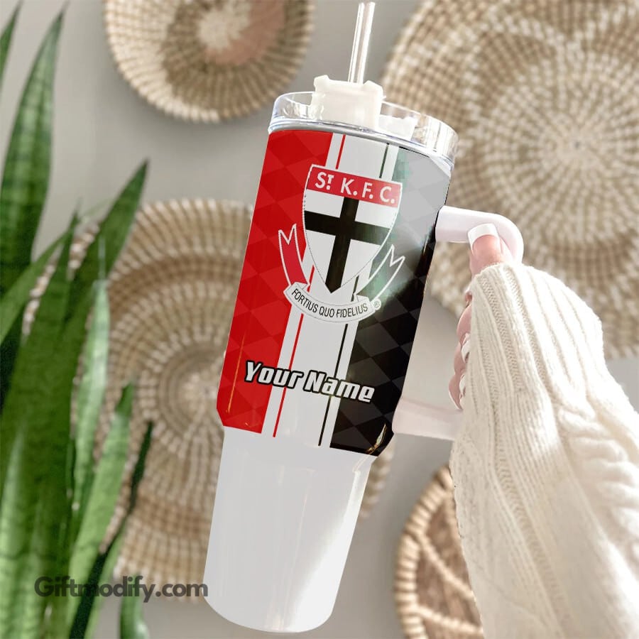 St. Kilda Saints AFL Custom Stanley Cup 40 oz 30 oz Tumbler With HandleTVC2301177
