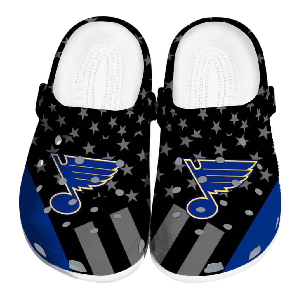 St. Louis Blues Stellar Stripes Theme ClogTVC1801910