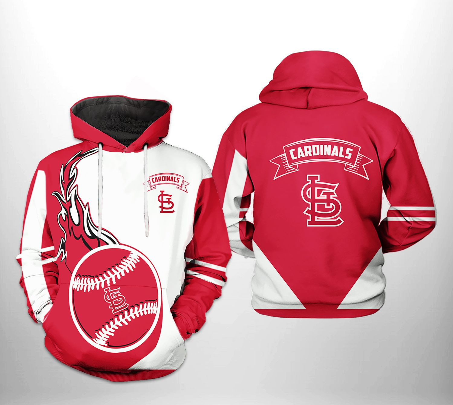 St. Louis Cardinals MLB Classic 3D All Over Print Hoodie, Zip Hoodie