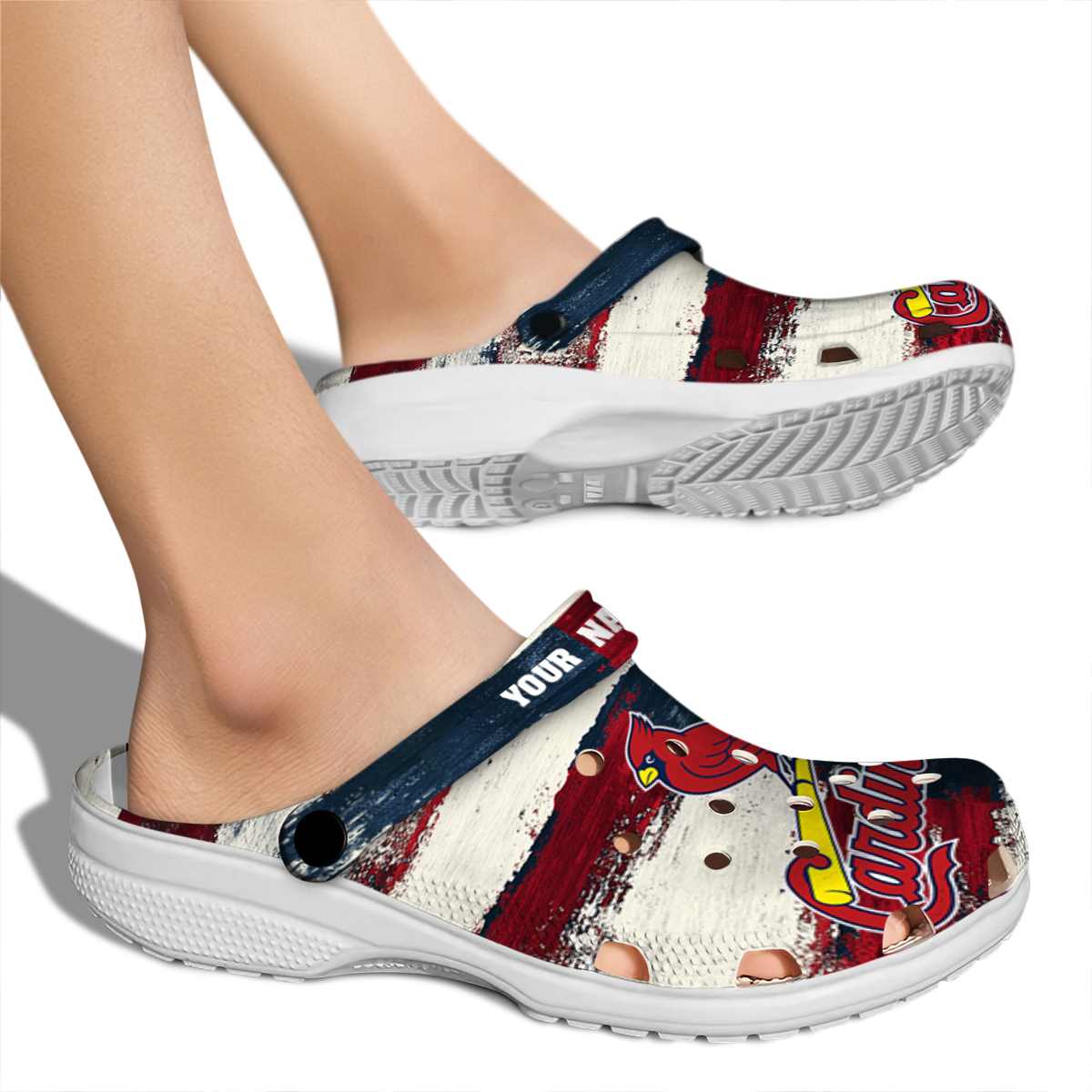 St. Louis Cardinals MLB Sport Crocs Crocband Clogs Shoes Comfortable For Men Women and Kids - Image 2