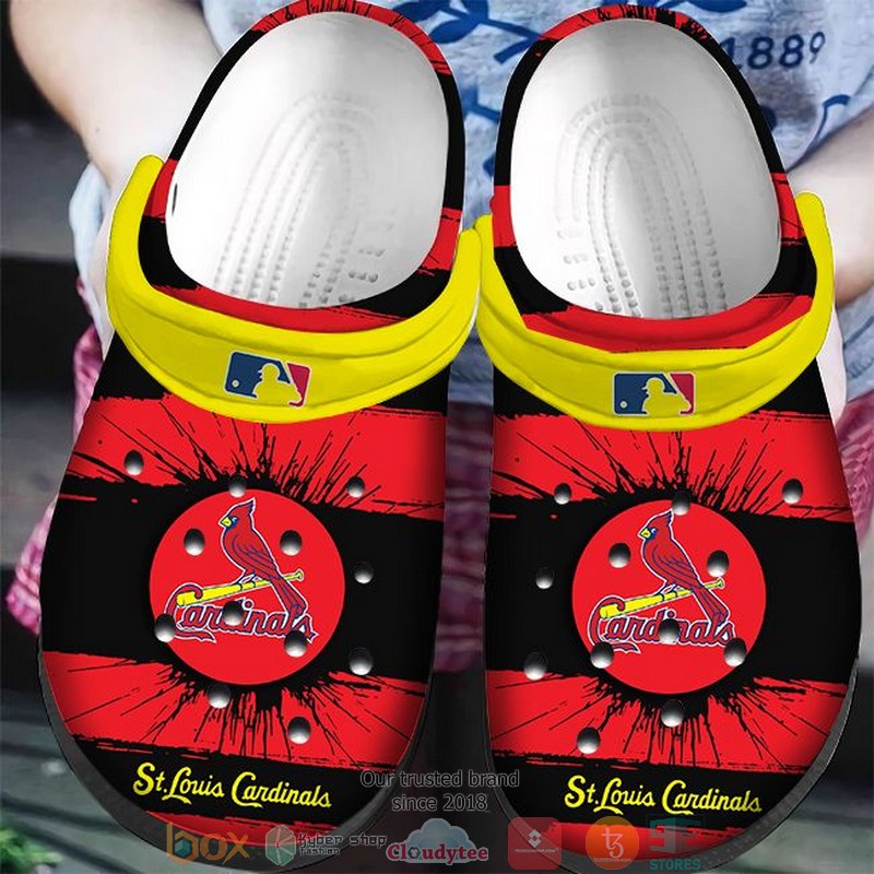 St. Louis Cardinals MLB Sport Crocs Crocband Clogs Shoes Comfortable For Men Women and Kids