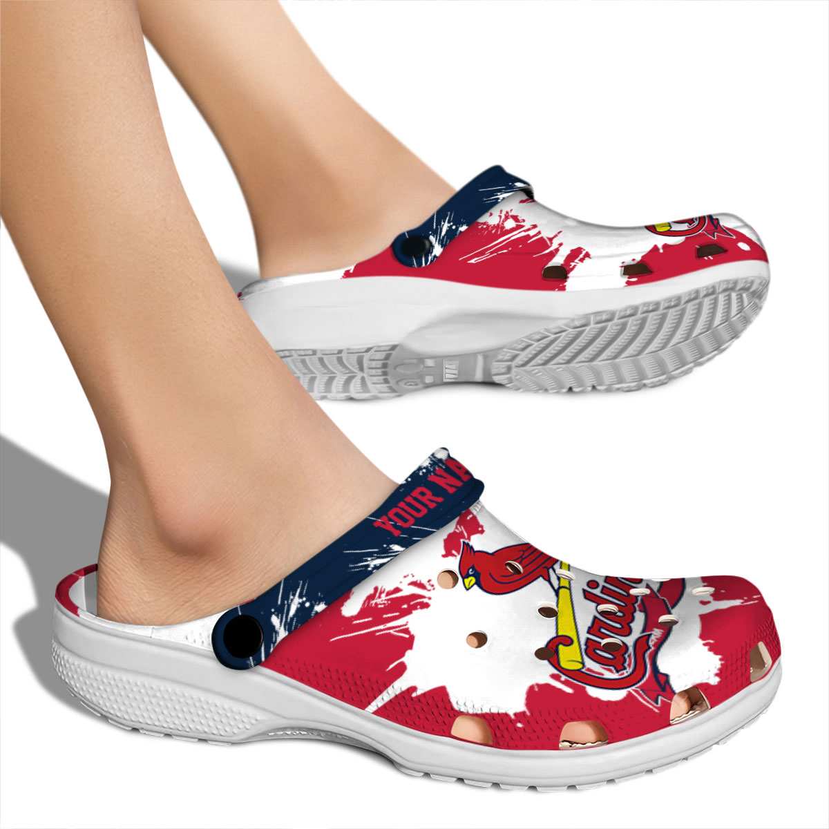 St. Louis Cardinals MLB Sport Crocs Crocband Clogs Shoes Comfortable For Men Women and Kids - Image 2