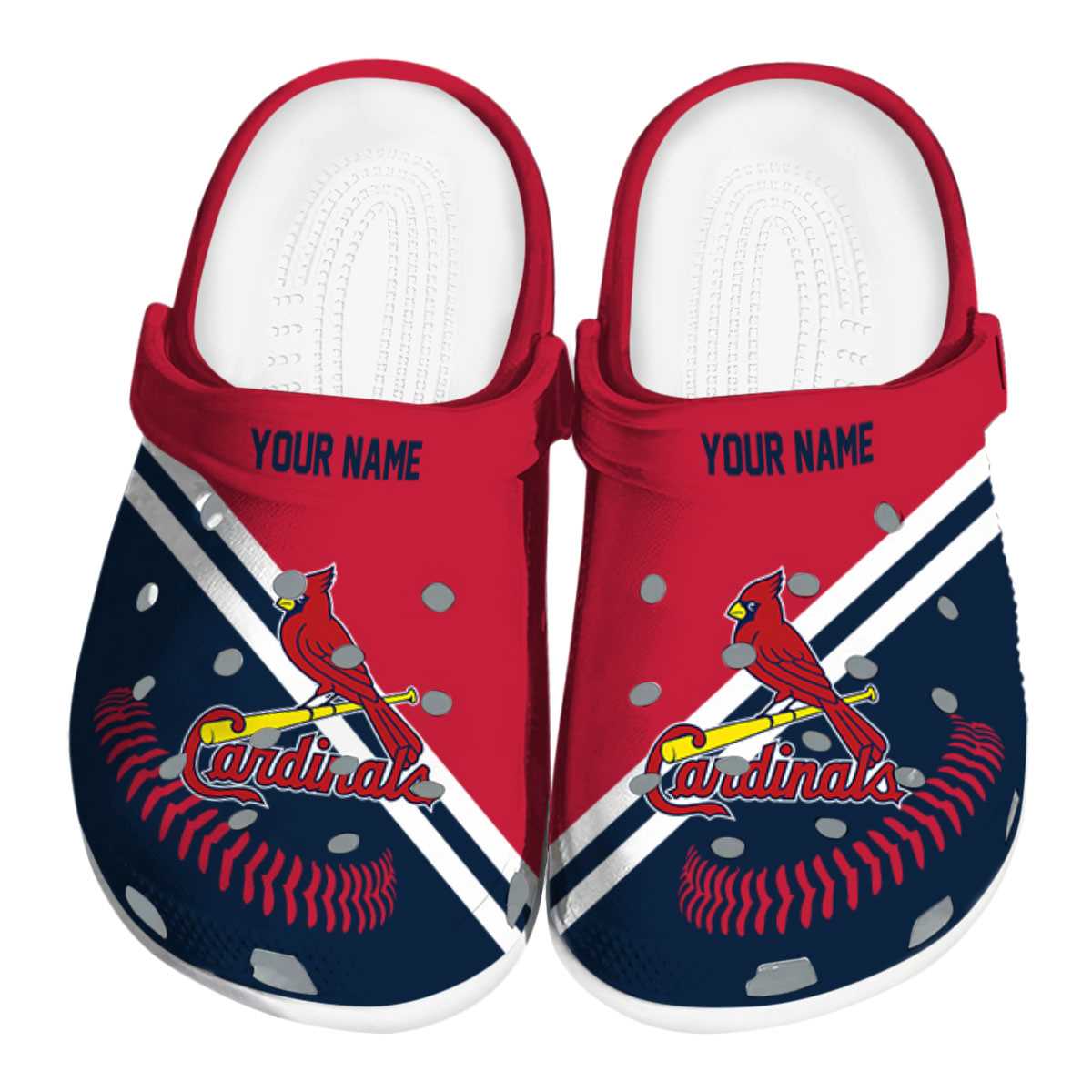 St. Louis Cardinals MLB Sport Crocs Crocband Clogs Shoes Comfortable For Men Women and Kids