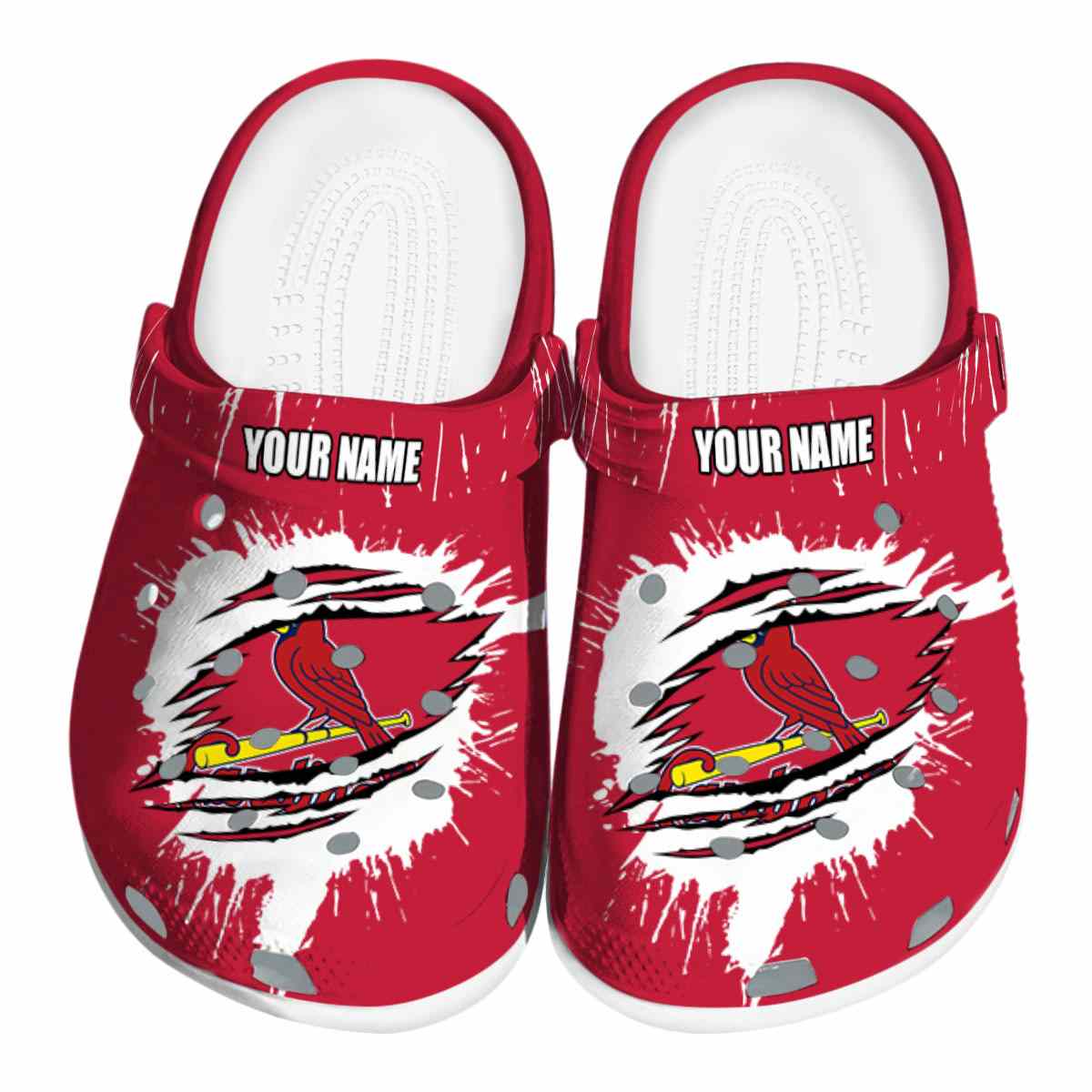 St. Louis Cardinals MLB Sport Crocs Crocband Clogs Shoes Comfortable For Men Women and Kids