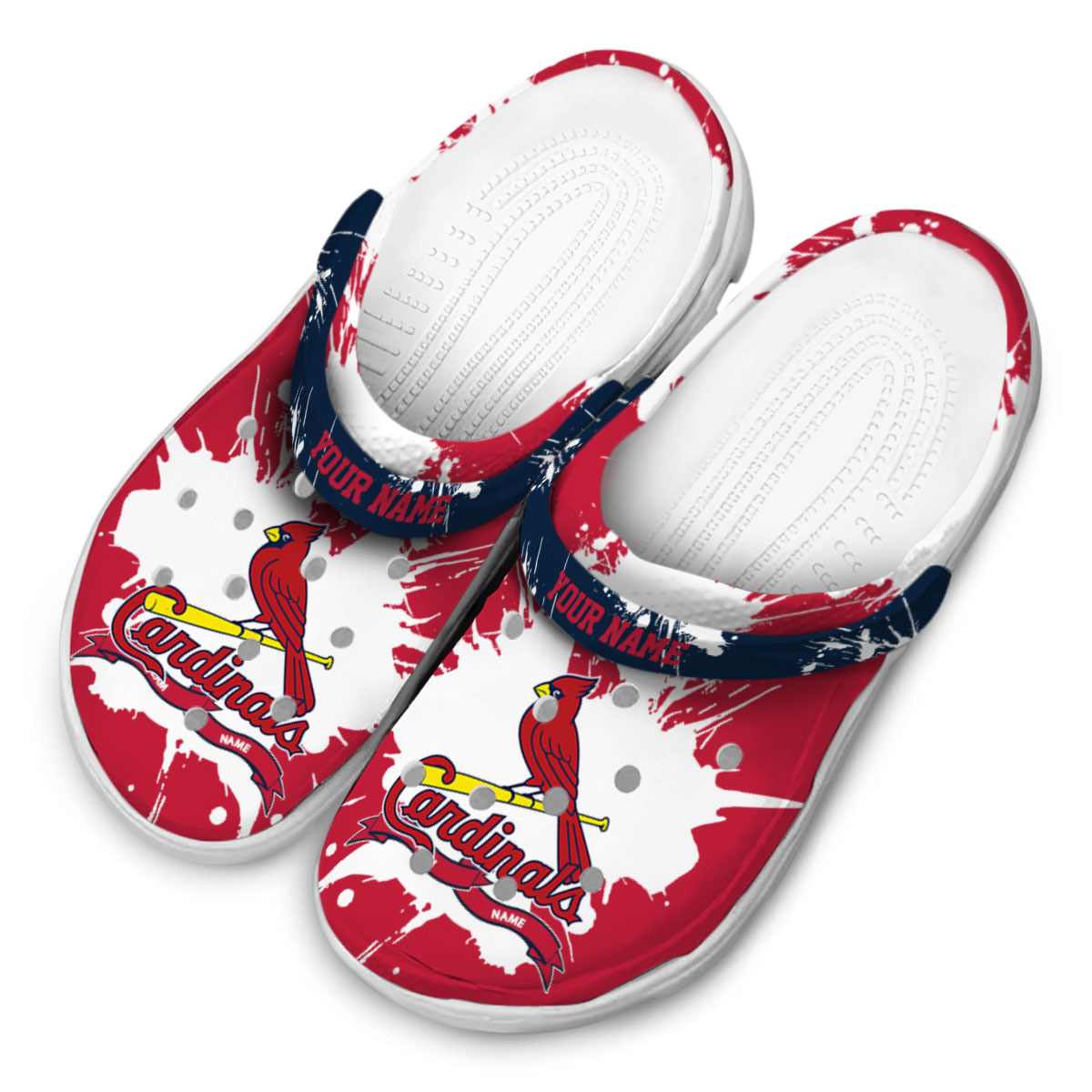 St. Louis Cardinals MLB Sport Crocs Crocband Clogs Shoes Comfortable For Men Women and Kids - Image 4