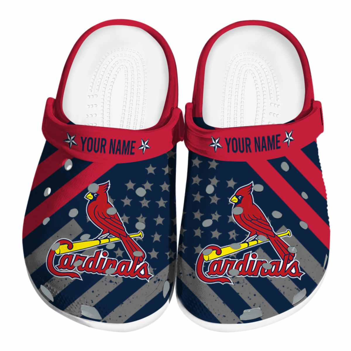 St. Louis Cardinals MLB Sport Crocs Crocband Clogs Shoes Comfortable For Men Women and Kids
