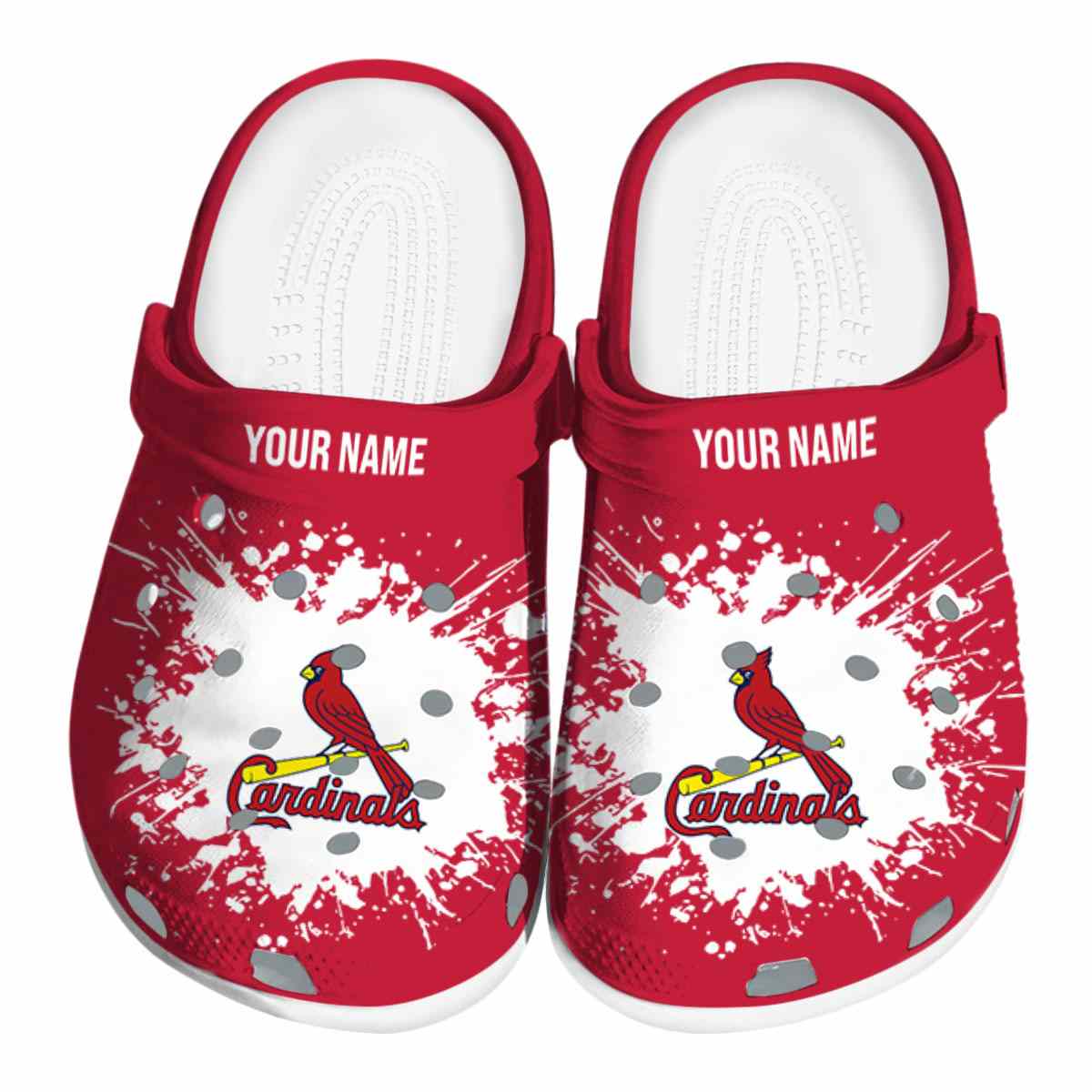 St. Louis Cardinals MLB Sport Crocs Crocband Clogs Shoes Comfortable For Men Women and Kids