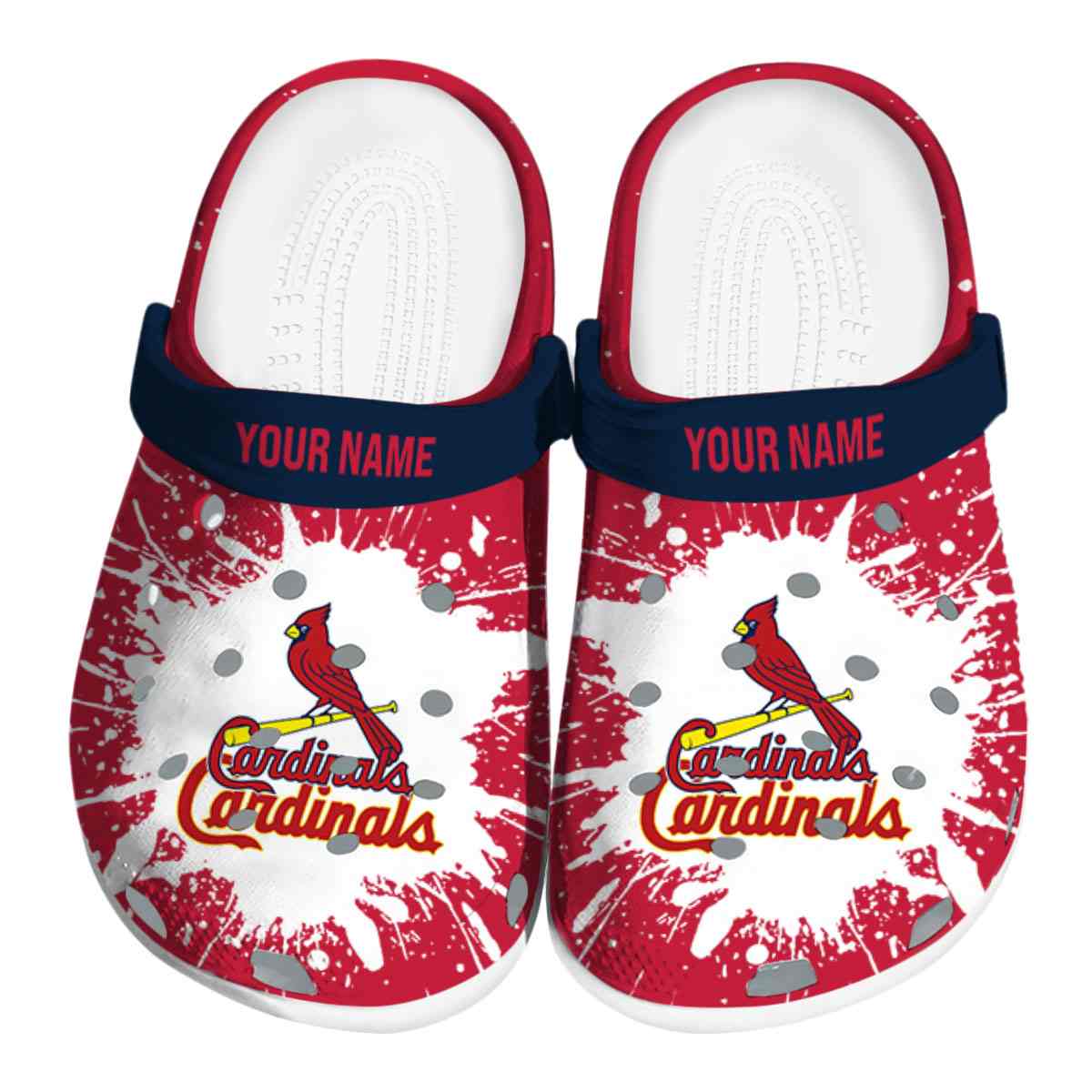St. Louis Cardinals MLB Sport Crocs Crocband Clogs Shoes Comfortable For Men Women and Kids