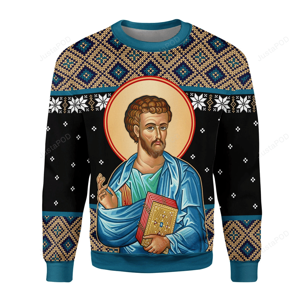 St. Luke Ugly Christmas Sweater Adult 3D Funny Matching for family