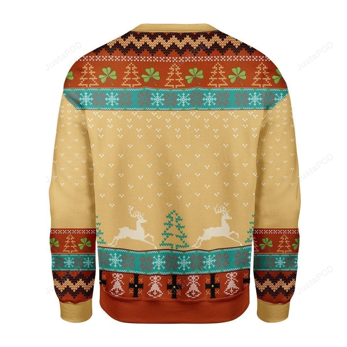 St. Patrick Ugly Christmas Sweater Adult 3D Funny Matching for family