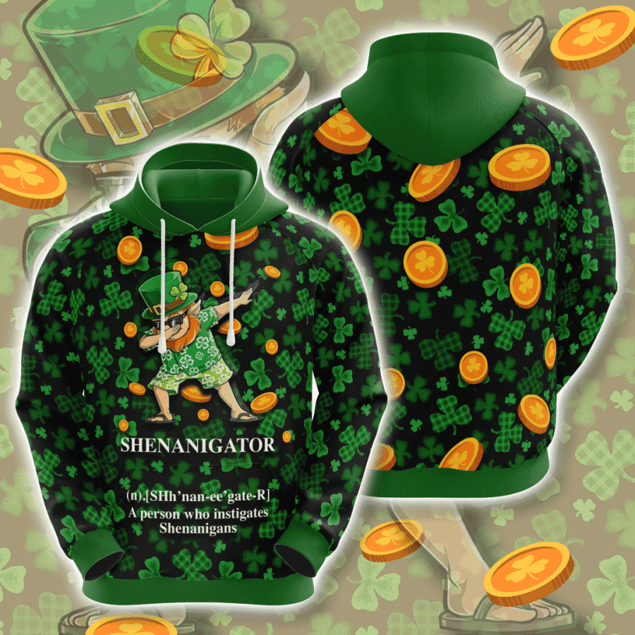 St. Patricks Day 3D All Over Print Hoodie, Zip Hoodie