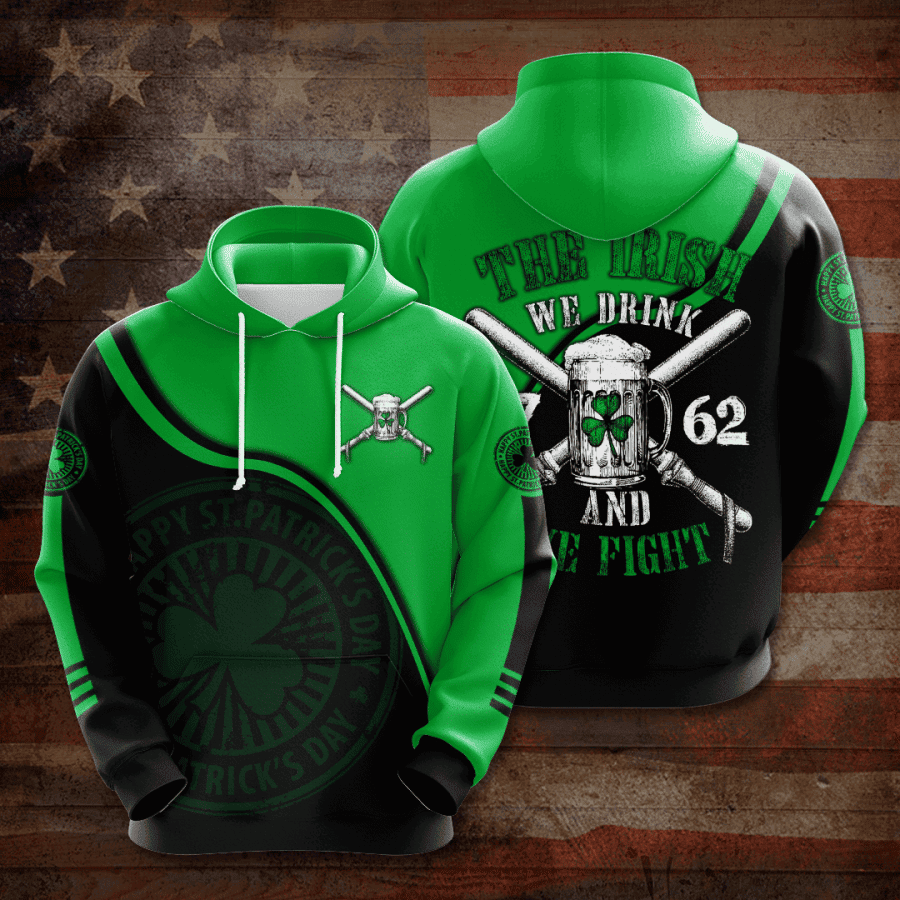 St. Patricks Day 3D All Over Print Hoodie, Zip Hoodie