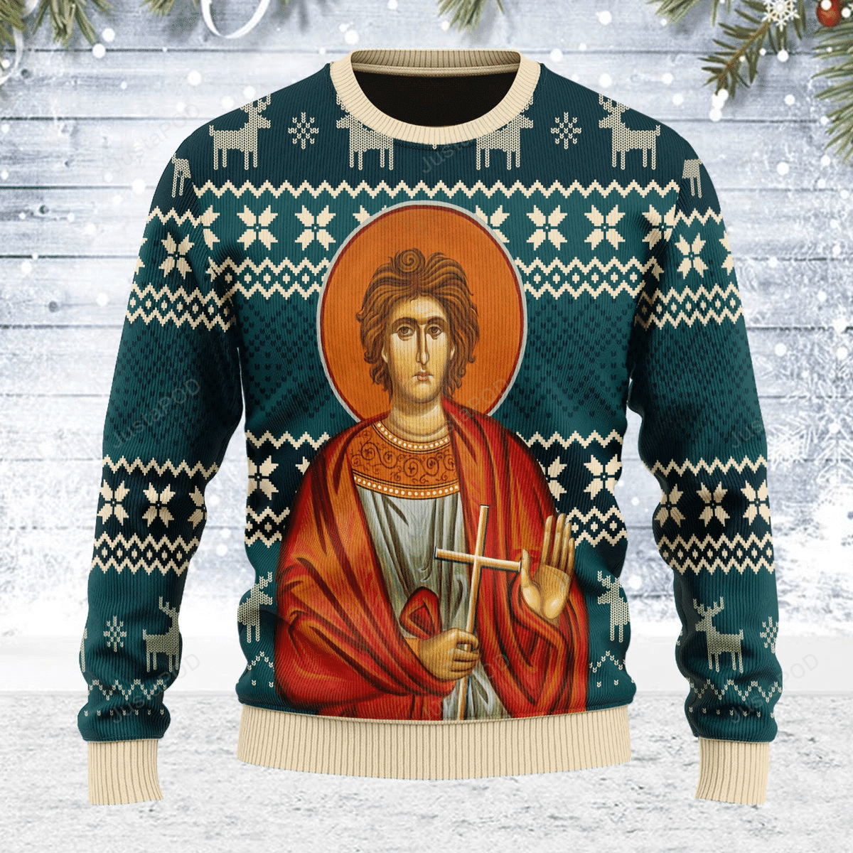St. Trifun Ugly Christmas Sweater Adult 3D Funny Matching for family