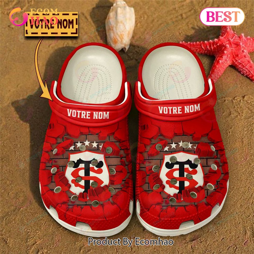 Stade Toulousain Top14 Sport Crocs Crocband Clogs Shoes Comfortable For Men Women and Kids