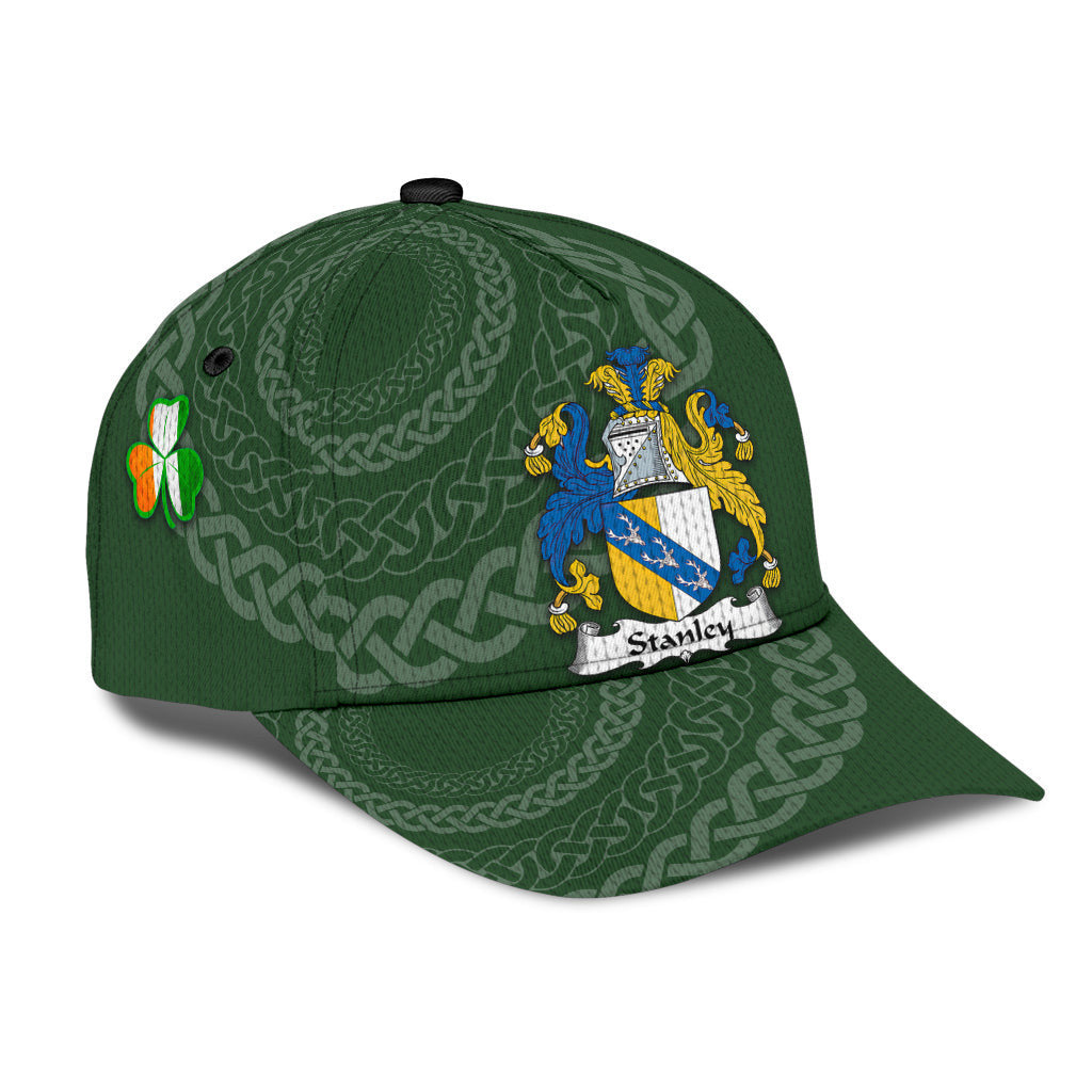 Stanley Coat Of Arms - Irish Family Crest St Patrick's Day Hat Classic Cap Trucker Hats Custom Hats Gifts For Men & Women