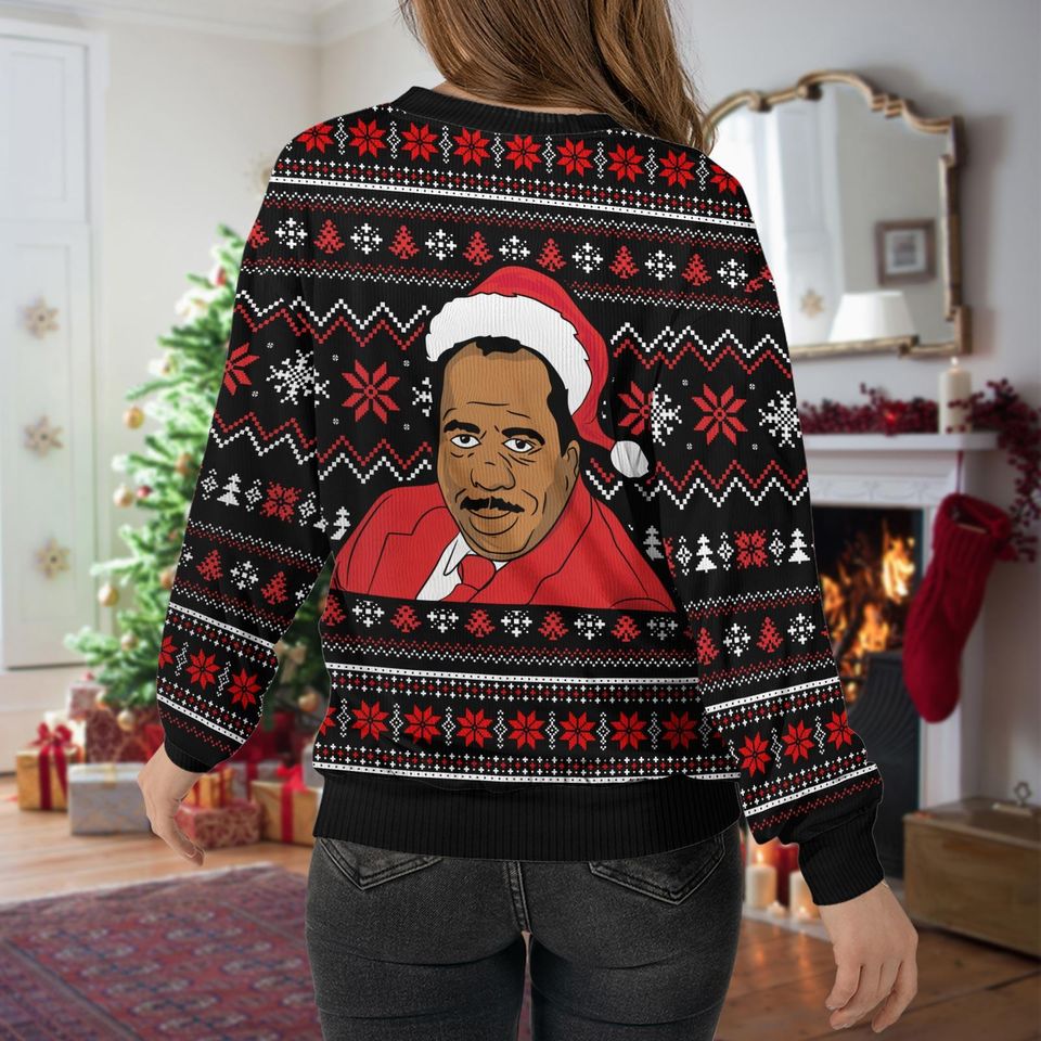 Stanley Hudson Ugly Christmas Sweater, The Office Movie Xmas Sweater, Boy Have You Lost Your Christmas - Image 6