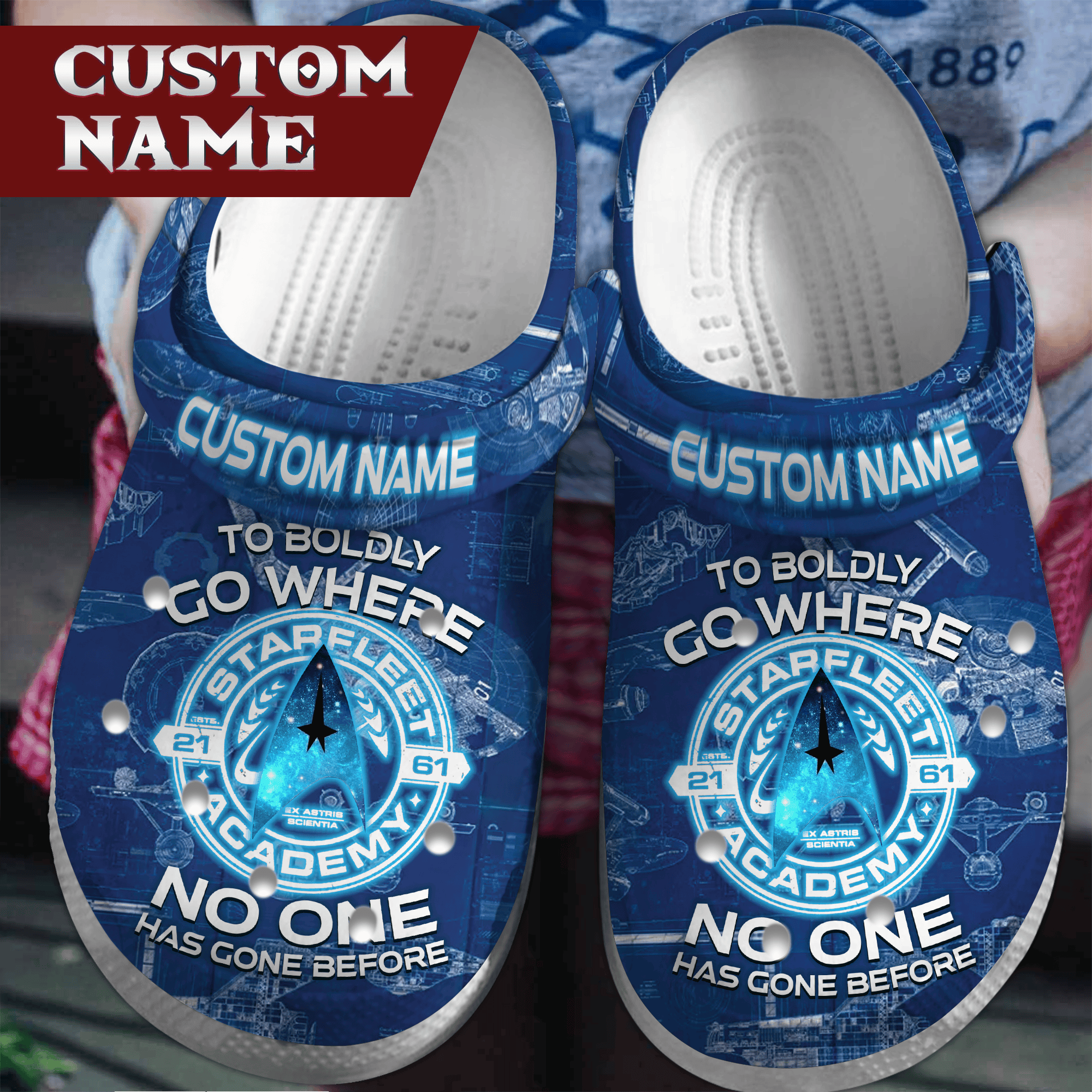 Star Trek Movie Crocs Crocband Clogs Shoes Comfortable For Men Women and Kids