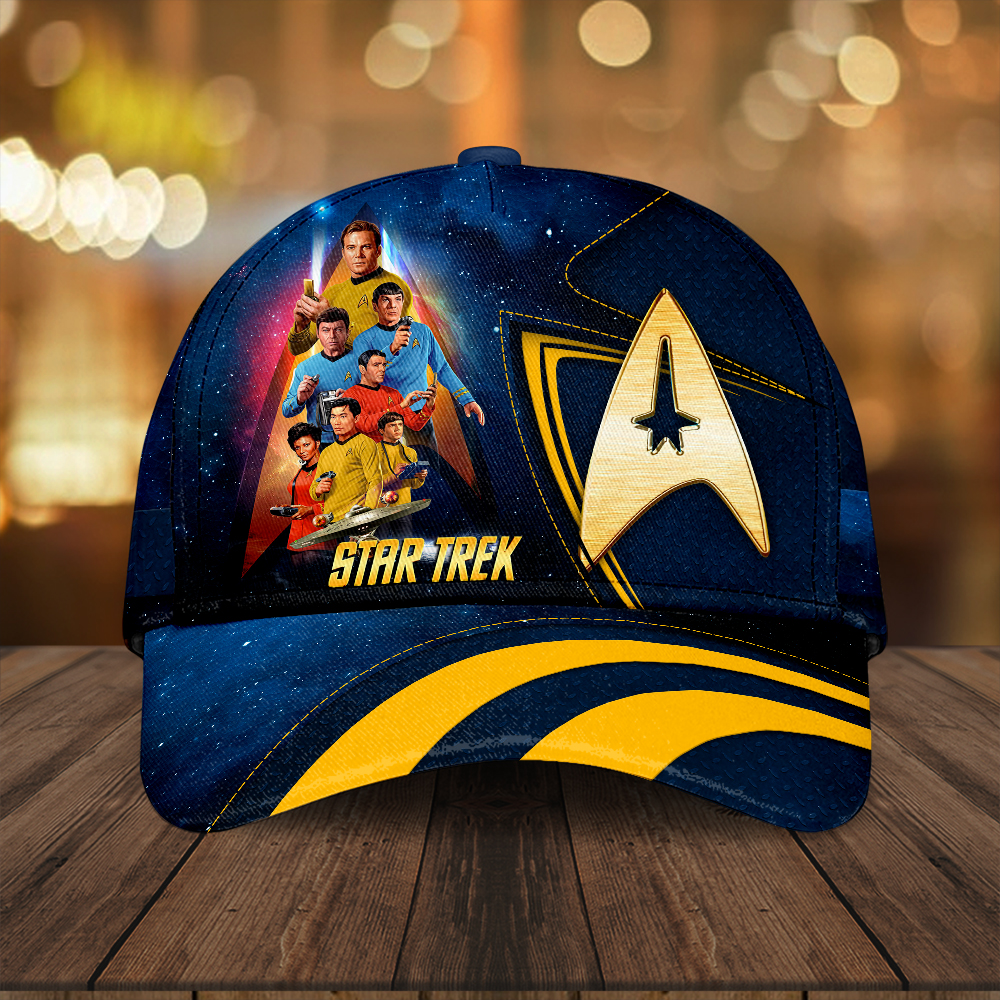 Personalized Star Trek Baseball Cap: Your Name, Your Starfleet!