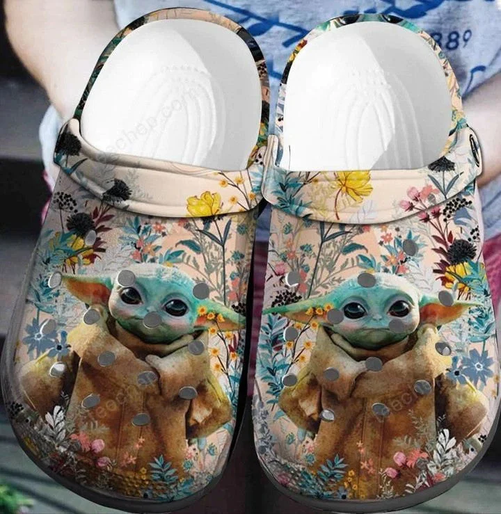Star Wars Baby Yoda Crocs Clogs Comfortable Crocband Shoes For Men Women