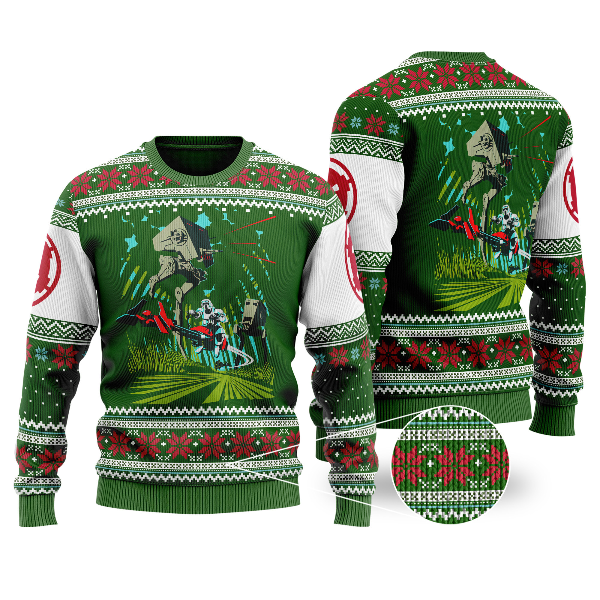 Star Wars Battle Of Endor Christmas Ugly Christmas Sweater Adult 3D Funny Matching for family