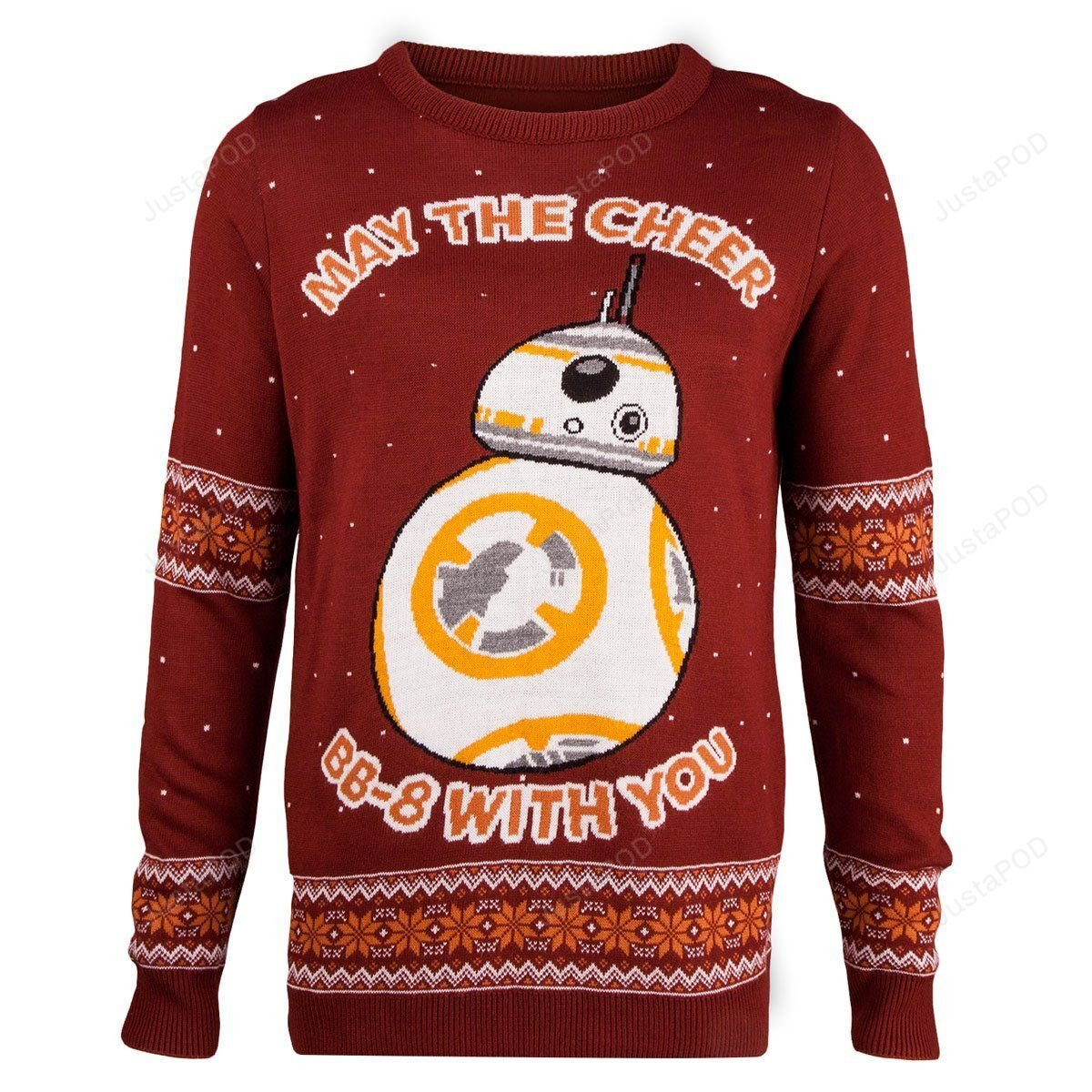 Star Wars Bb-8 Ugly Christmas Sweater Adult 3D Funny Matching for family