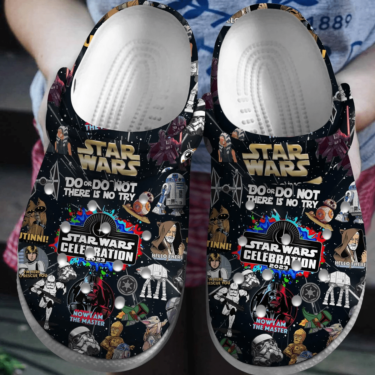 Star Wars Celebration Movie Crocs Crocband Clogs Shoes Comfortable For Men Women and Kids