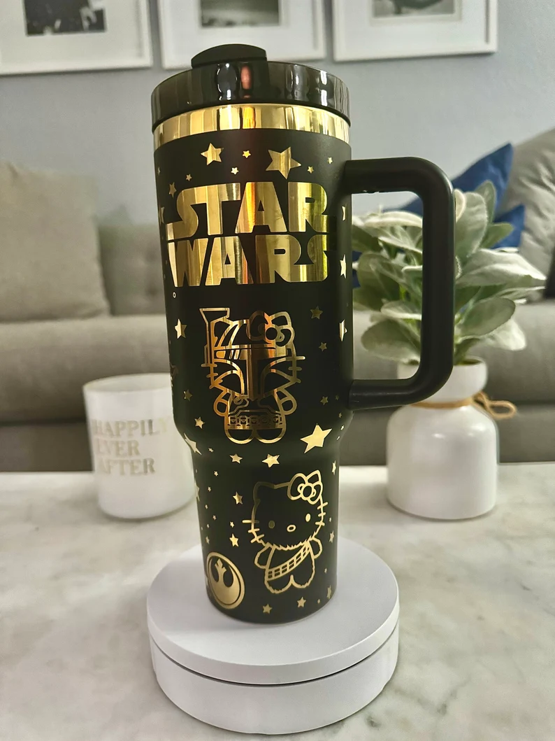 Star Wars Hello Kitty Cartoon Custom Stanley Cup 40 oz 30 oz Tumbler With HandleTVC2301573