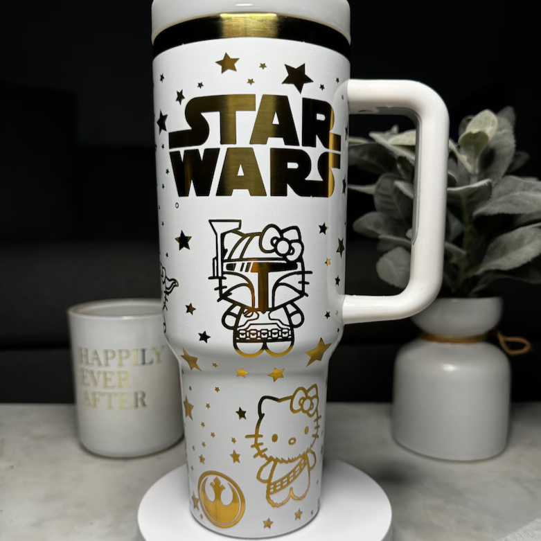 Star Wars Hello Kitty Cartoon Custom Stanley Cup 40 oz 30 oz Tumbler With HandleTVC2301774