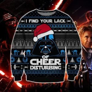Star Wars Knitting Ugly Christmas Sweater Adult 3D Funny Matching for family